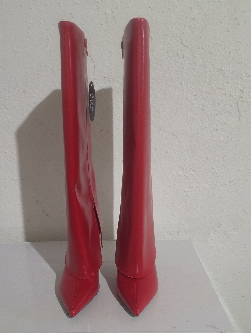 INC International Concepts SKYLAR Women's Red Knee-High Pointed Toe Boots